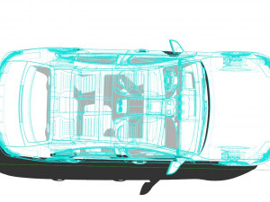 Mercedes-Benz C-Class AMG 2022 Model 3D