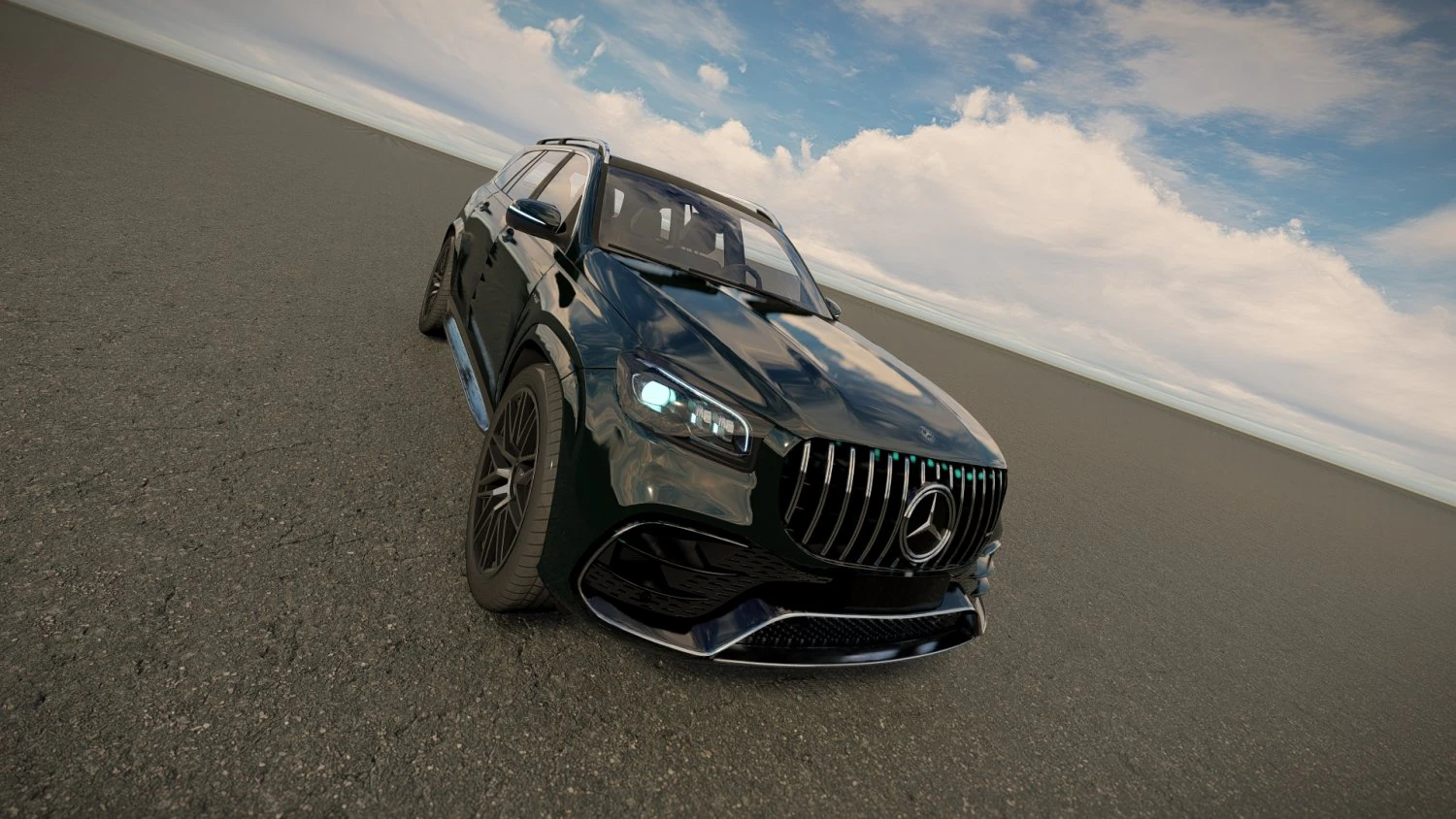 Mercedes-AMG GLS 63 2022 3D Model .c4d .max .obj .3ds .fbx .stl .blend 