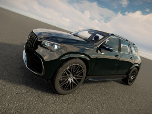 Mercedes-AMG GLS 63 2022 3D मॉडल