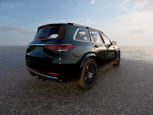 Mercedes-AMG GLS 63 2022 3D मॉडल