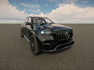 Mercedes-AMG GLS 63 2022 3D मॉडल