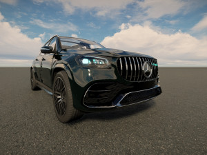 Mercedes-AMG GLS 63 2022 3D मॉडल