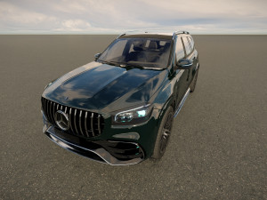 Mercedes-AMG GLS 63 2022 3D मॉडल