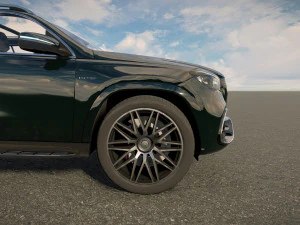 Mercedes-AMG GLS 63 2022 3D Model
