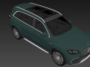 Mercedes-AMG GLS 63 2022 3D Model