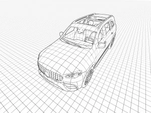 Mercedes-AMG GLS 63 2022 3D Model