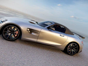 Mercedes AMG GT 2022 3D Model