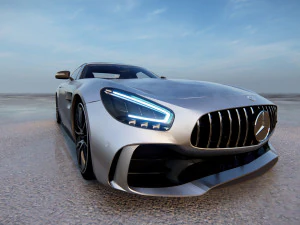 Mercedes AMG GT 2022 3D Model