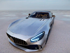 Mercedes AMG GT 2022 3D Model