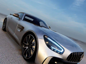 Mercedes AMG GT 2022 3D Model