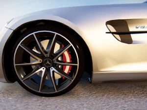 Mercedes AMG GT 2022 3D Model