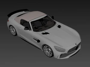 Mercedes AMG GT 2022 3D Model