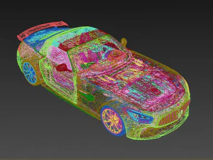 Mercedes AMG GT 2022 3D Model
