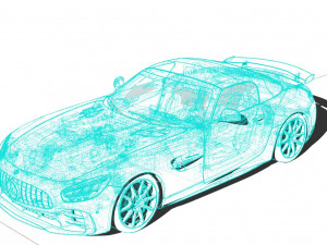 Mercedes AMG GT 2022 Modèle 3D