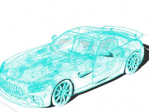Mercedes AMG GT 2022 3D Model