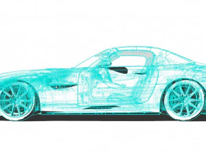 Mercedes AMG GT 2022 3D Model
