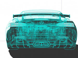 Mercedes AMG GT 2022 3D Model