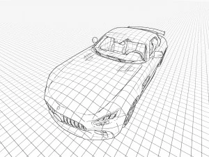 Mercedes AMG GT 2022 3D Model