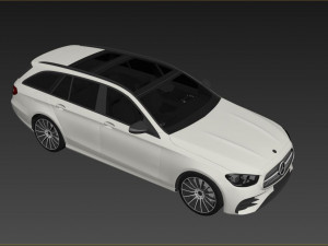 Mercedes E Class Estate AMG Line 2022 Model 3D