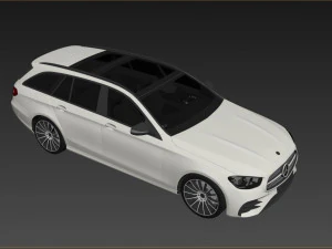 Mercedes E Class Estate AMG Line 2022 3D Model