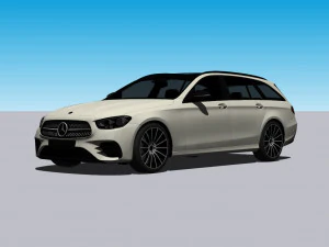 Mercedes E Class Estate AMG Line 2022 3D Model