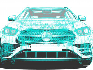 Mercedes E Class Estate AMG Line 2022 Model 3D