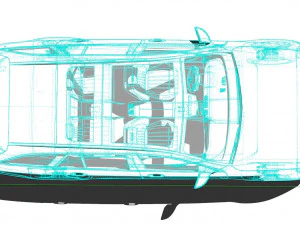 Mercedes E Class Estate AMG Line 2022 3D Model