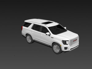 GMC Yukon Denali 2022 3Dモデル