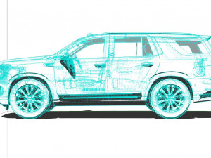 GMC Yukon Denali 2022 3Dモデル