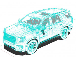 GMC Yukon Denali 2022 3Dモデル
