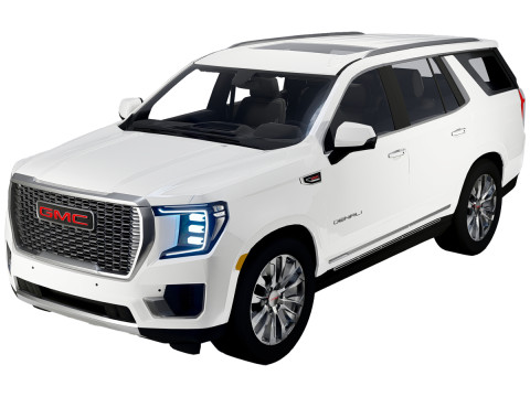GMC Yukon Denali 2022 Modello 3D
