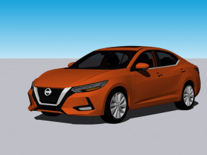 Nissan Sentra 2022 3D Model