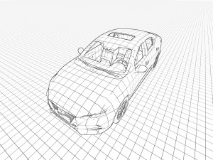 Nissan Sentra 2022 3D Model