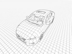 Nissan Sentra 2022 3D Model