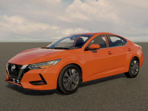 Nissan Sentra 2022 3D Model