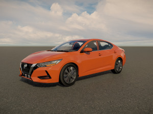 Nissan Sentra 2022 3D Model