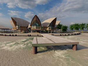 Тропикал Отель & Резорт 3D Модель