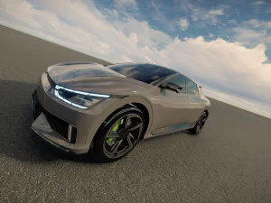 किआ EV6 2022 3D मॉडल