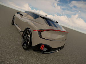 Kia EV6 2022 3D-Modell