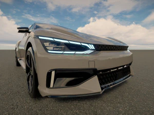 Kia EV6 2022 3D Model