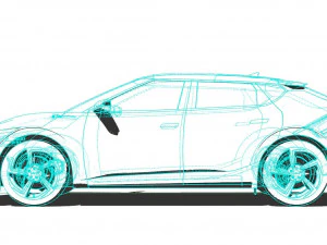 Kia EV6 2022 3D Model