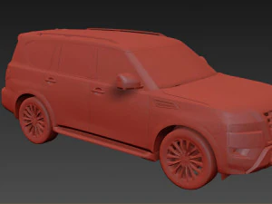 Nissan Armada 2022 3D Model