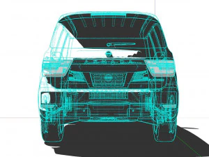 Nissan Armada 2022 3D Model