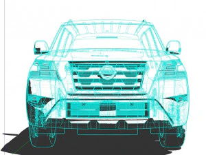 Nissan Armada 2022 3D Model