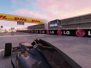 Konsep trek F1 Model 3D