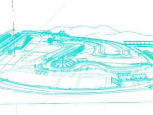 F1 track concept 3D Model