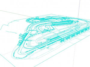 F1 track concept 3D Model