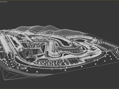 F1 track concept 3D Model
