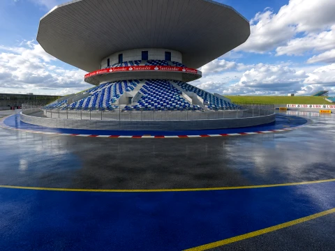 F1 track concept 3D Model