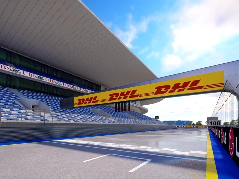 F1 track concept 3D Model